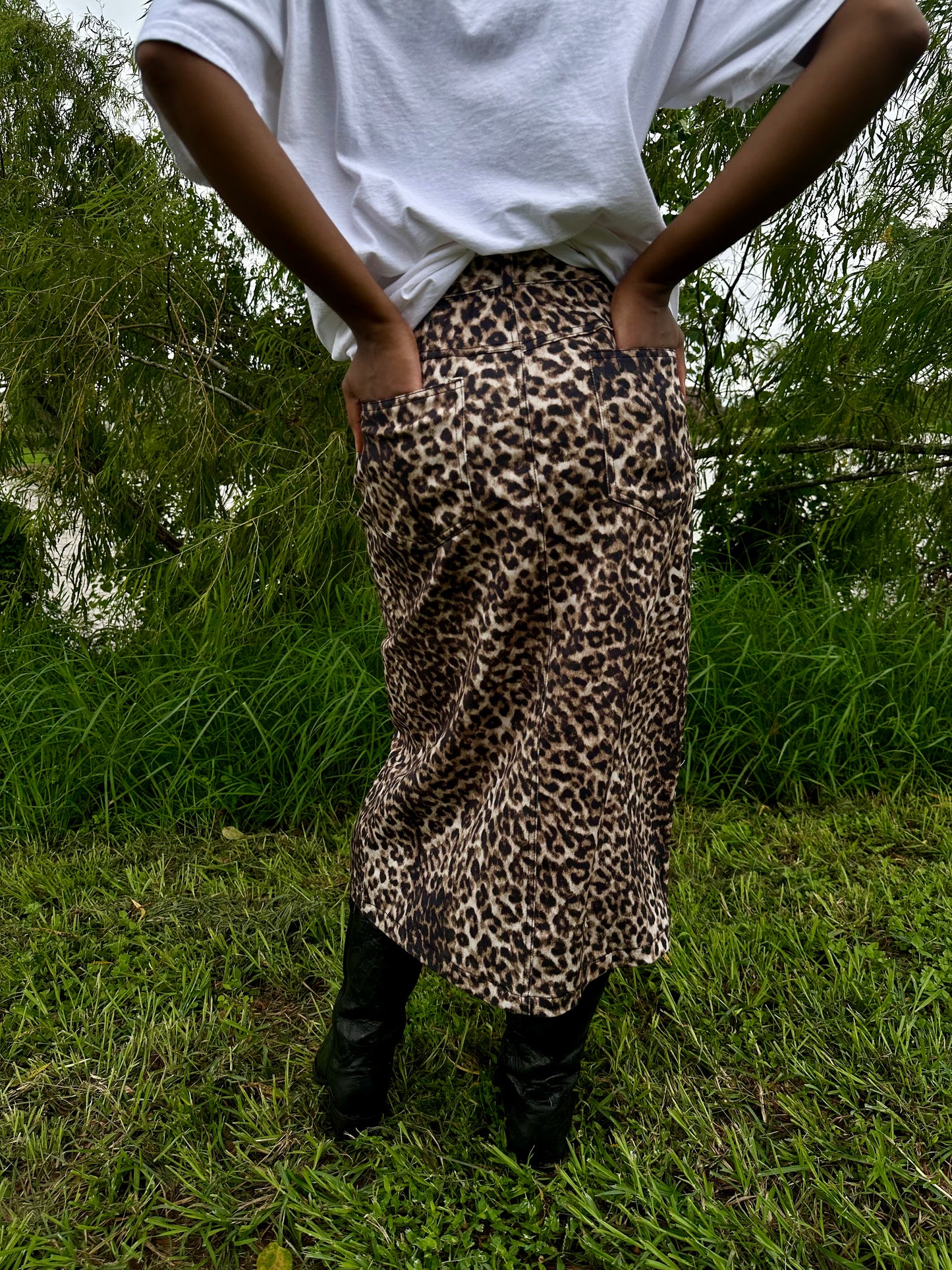 Seline Leopard Skirt