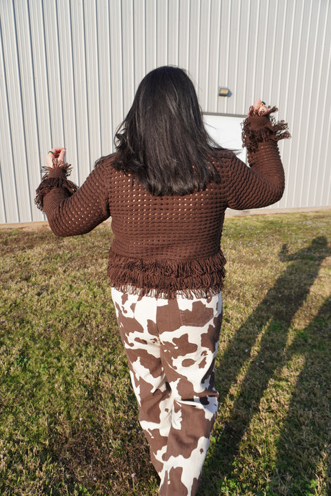 Shortbread Fringe Cardigan