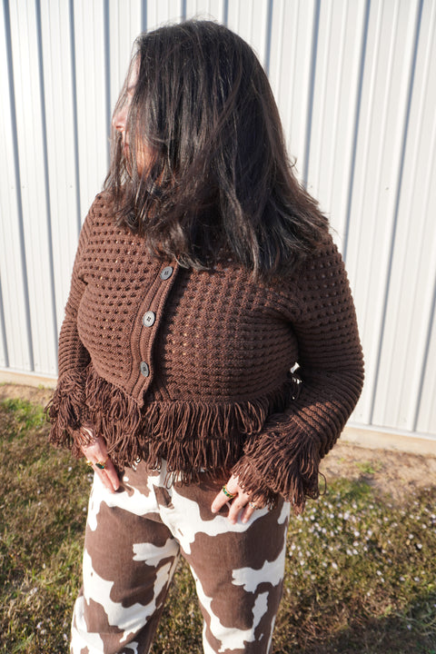 Shortbread Fringe Cardigan