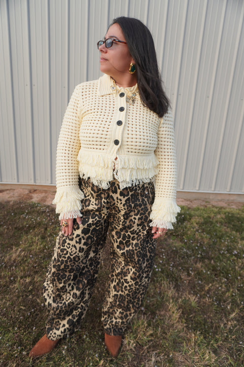 Shortbread Fringe Cardigan