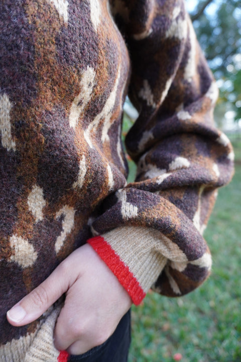 Red Pepper Leopard Cardi