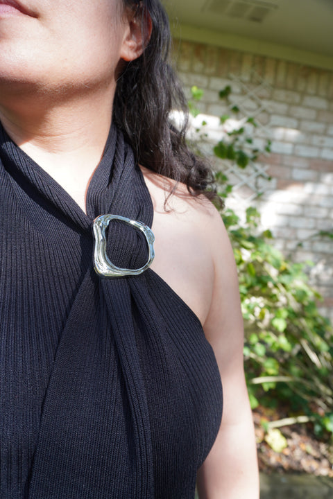 Espresso Twist Knit Top