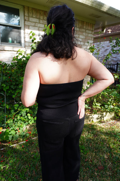 After Dinner Black Wide Leg