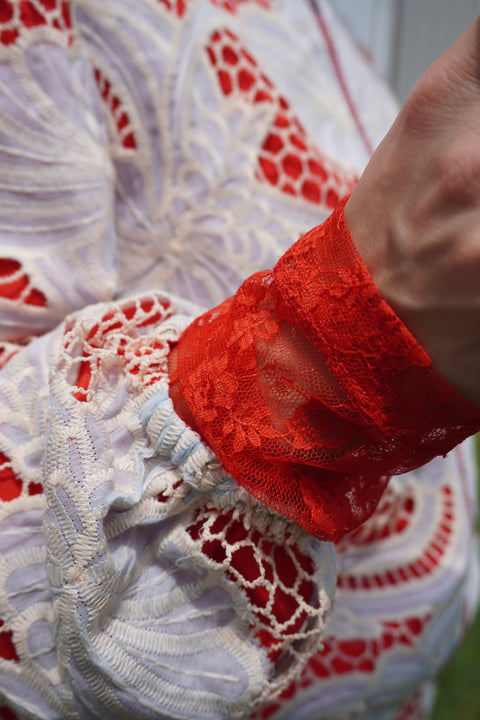 Cherry Fizz Lace Top
