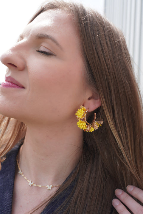 Sorbet Garden Hoop Earrings