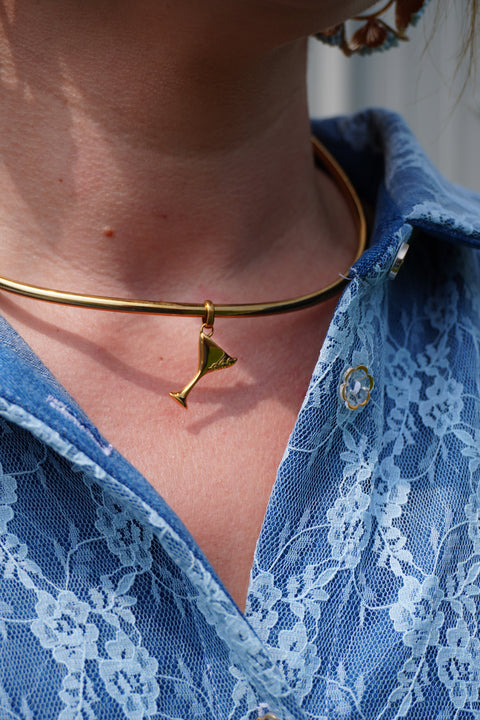 Olive Hour Collar Necklace