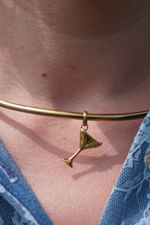 Olive Hour Collar Necklace