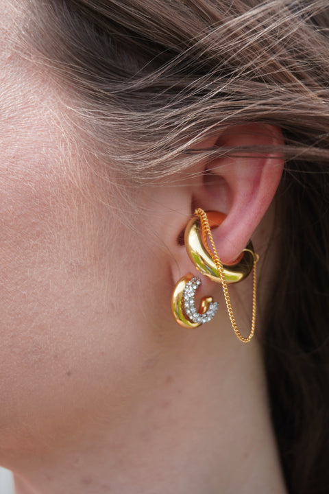 Salt & Gold Ear Cuff