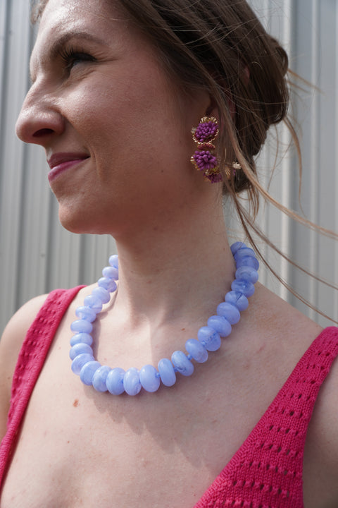 Market Marble Beaded Necklace
