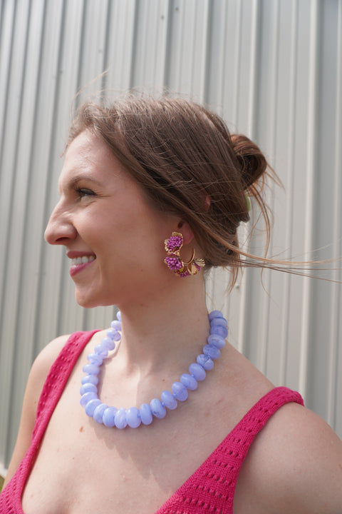 Market Marble Beaded Necklace