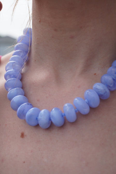 Market Marble Beaded Necklace