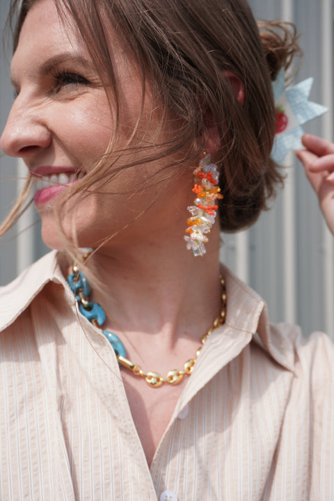 Caramelized Drip Earrings