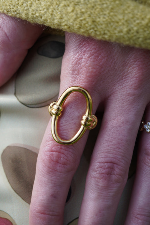 Salted Honey Statement Ring