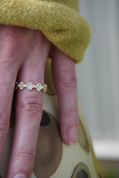 Lucky Sugar Clover Ring
