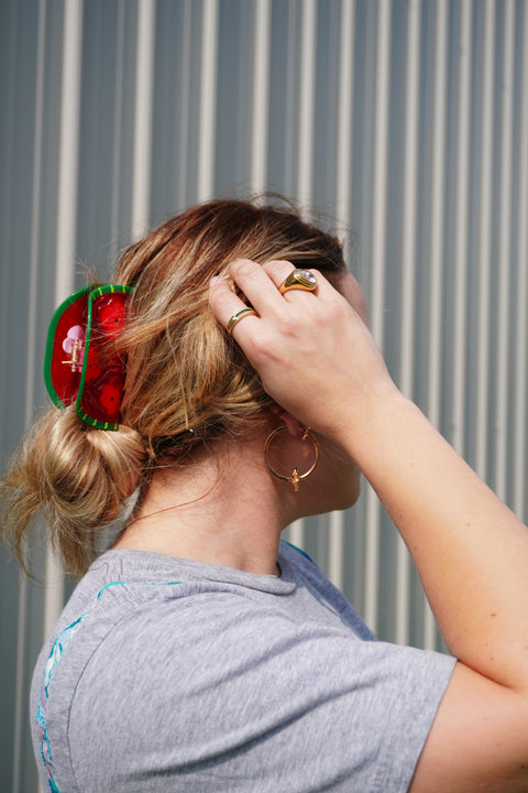 Watermelon Hair Claw