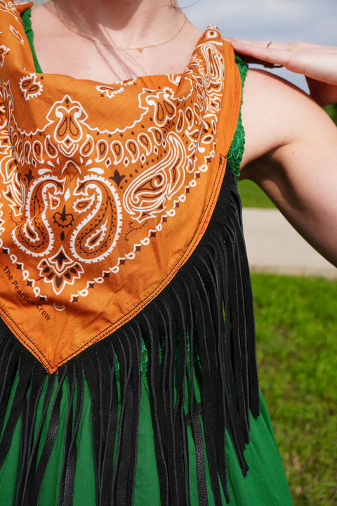 The Desert Dusted Fringe Bandana