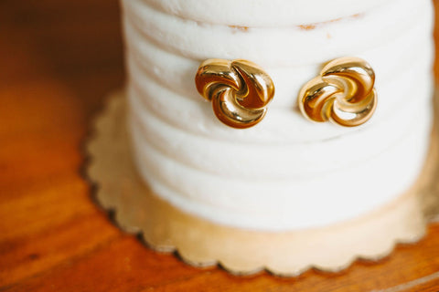 Cheese Wedge Earrings