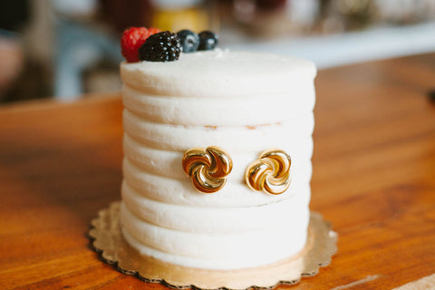 Cheese Wedge Earrings