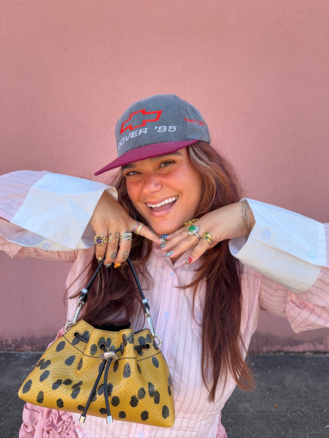 Pink Lemonade Cuffed Button Down
