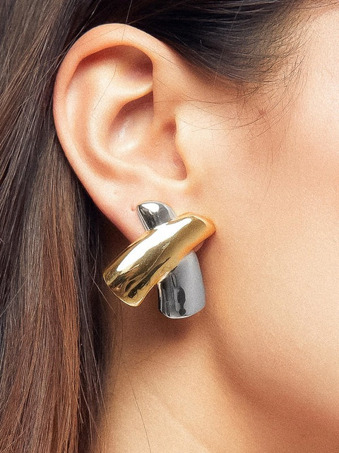 Tiphanie Mixed Metal Earrings