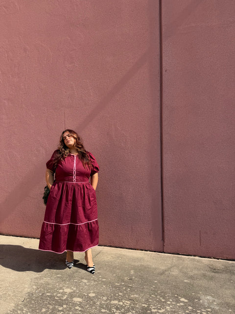 Cherry Cola Midi Dress