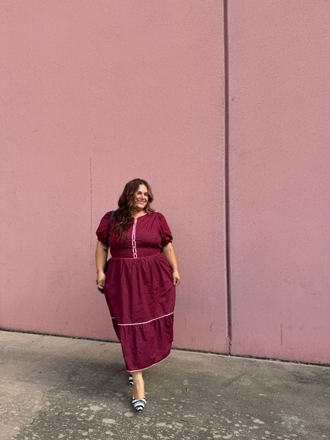 Cherry Cola Midi Dress