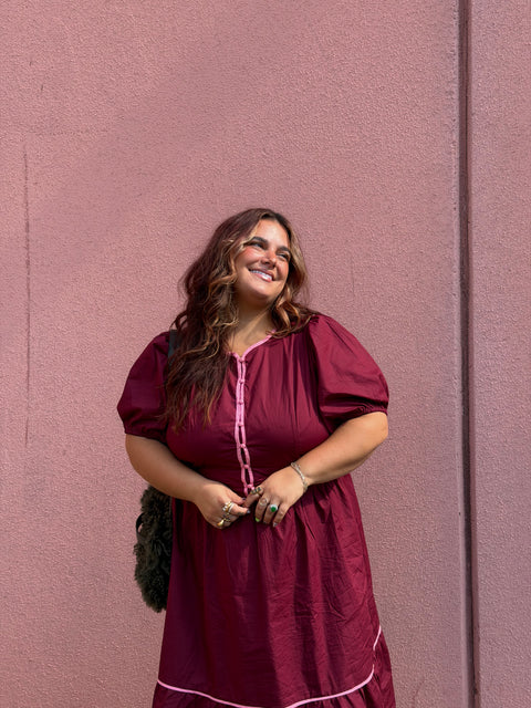 Cherry Cola Midi Dress