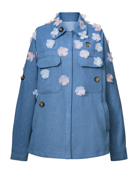 Flower Child Denim Jacket