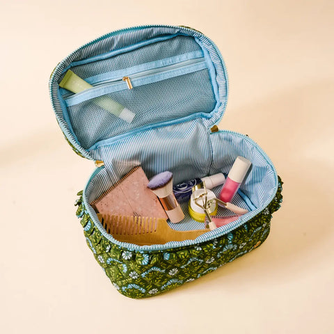 Sweet Heat Quilted Cosmetic Bags