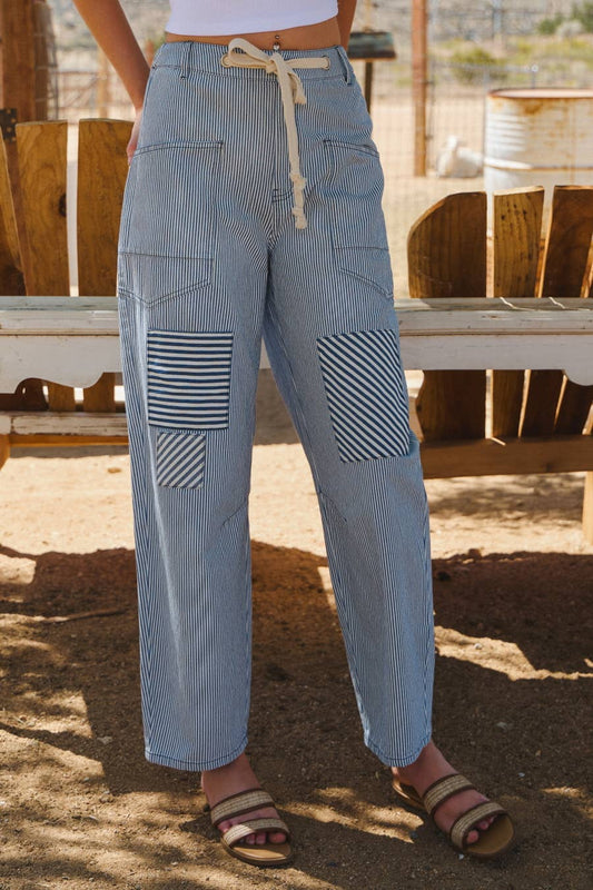Between The Lines Relaxed Pants