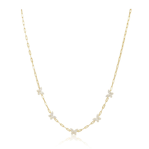 Buttercream Flutter Necklace