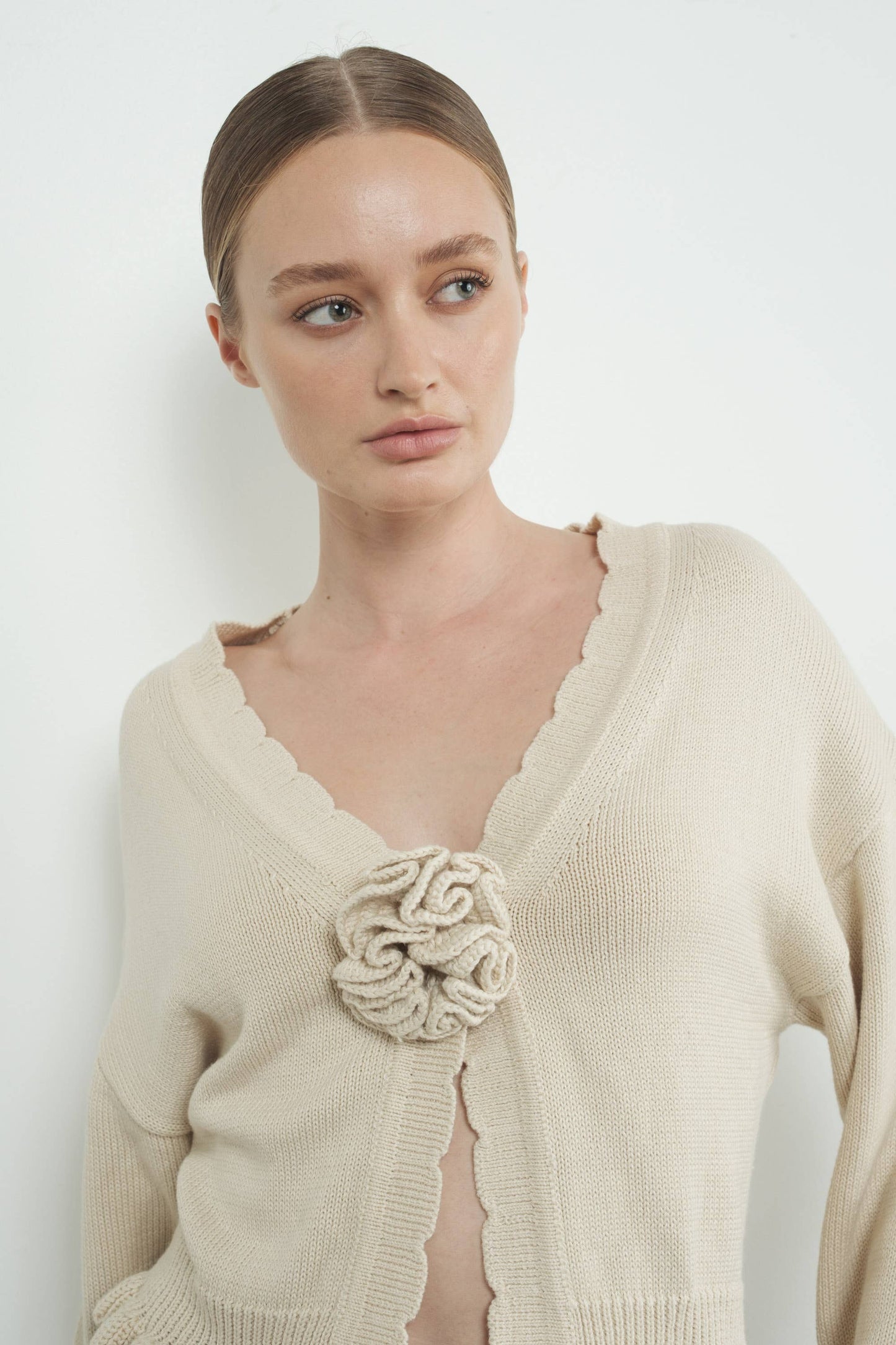 Flor Ruffle Cardigan