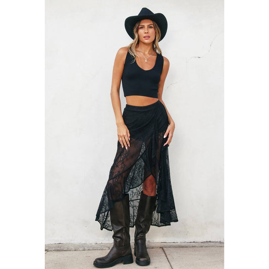 Playing Hard Lace Skirt