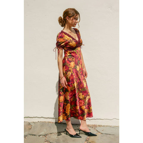 Florence Lace Midi Dress