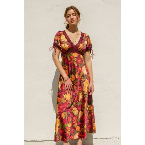 Florence Lace Midi Dress