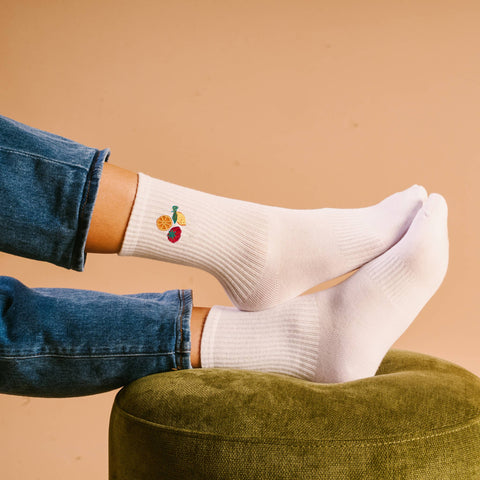 Market Bites Crew Socks