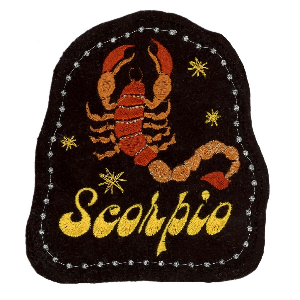 Scorpio Astrology Patch