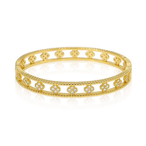 Clover Crust Bangle