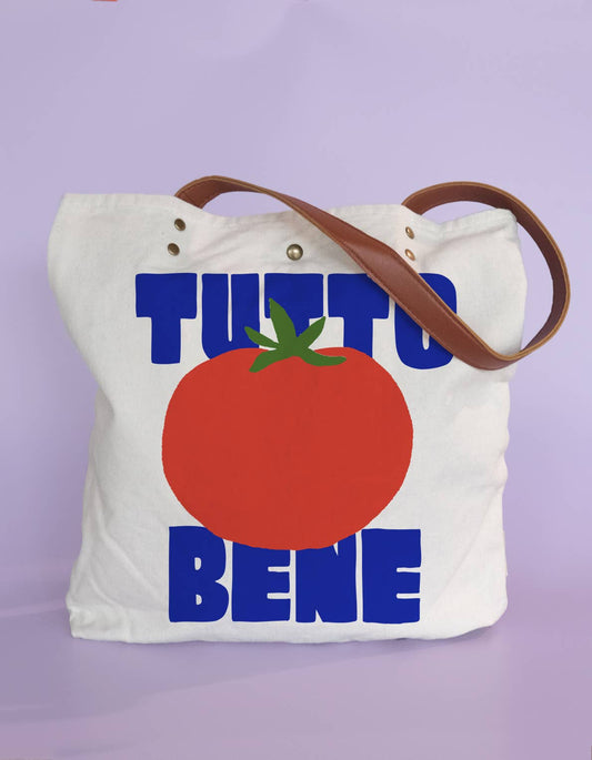 Tutto Bene Canvas Tote Bag