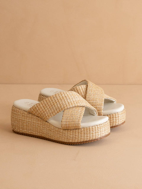 Fresno Raffia Sandal