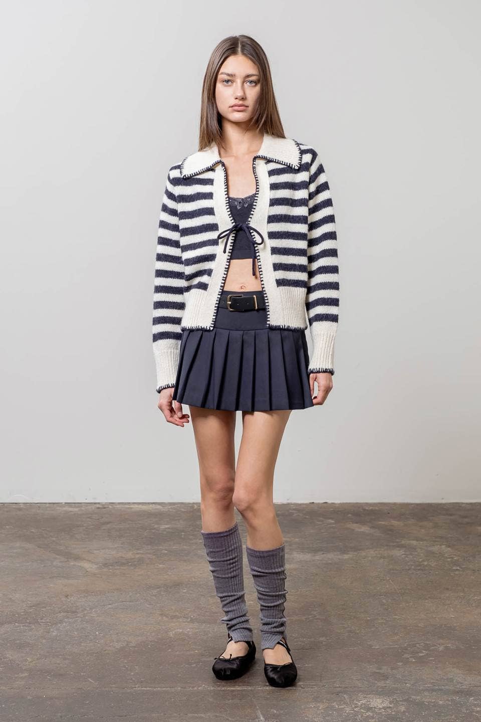 Sailor Tie Cardigan