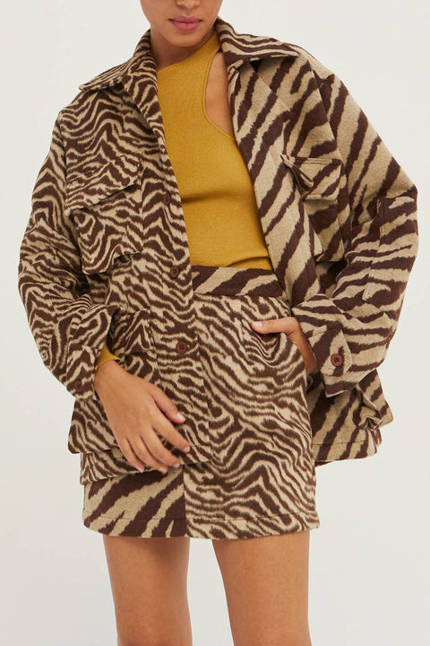 Brielle Zebra Jacket