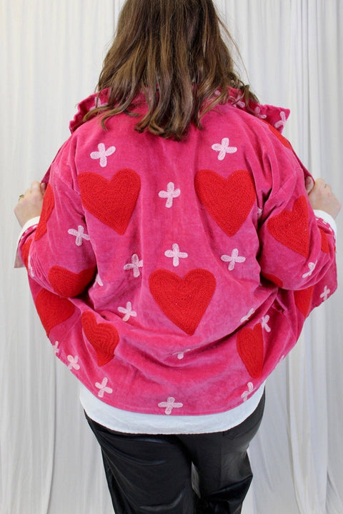 Strawberry Shortcake Velvet Jacket