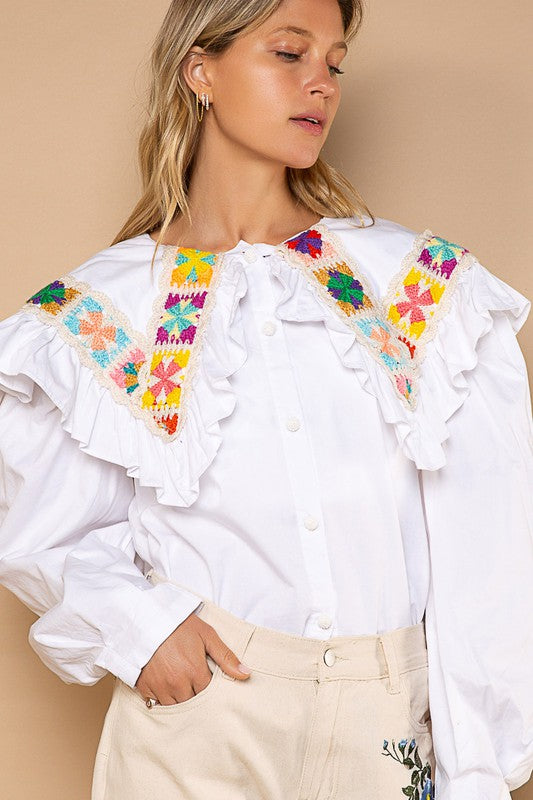 Love Letter Poplin Button Down