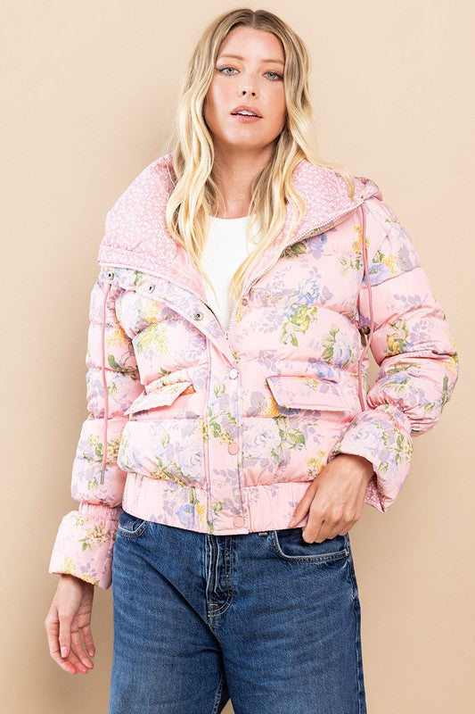 Loren Floral Puffer