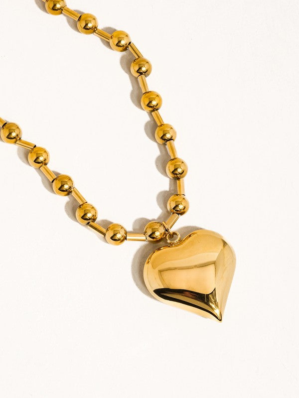 Heart Of Gold Necklace