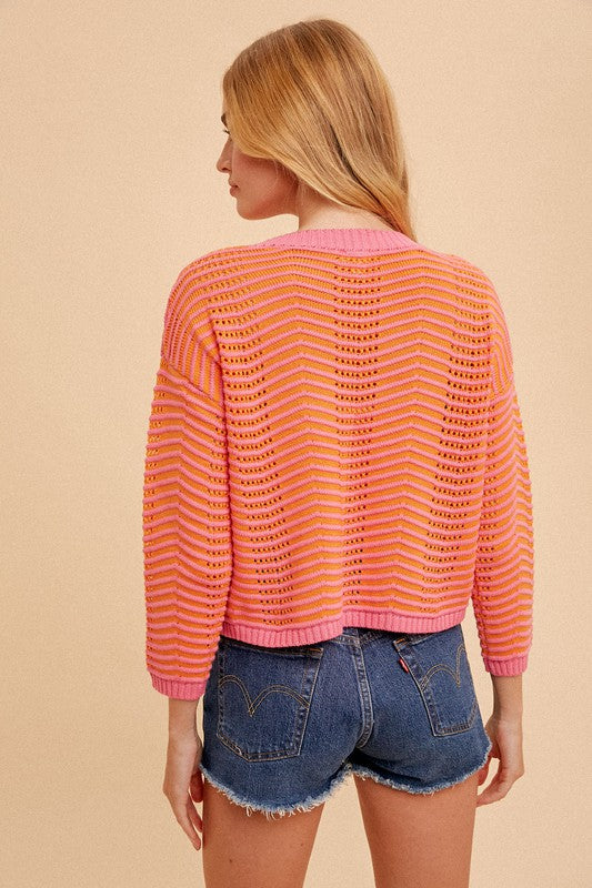 Cotton Candy Knit Sweater