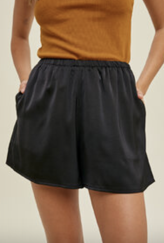 Knox Lined Satin Shorts