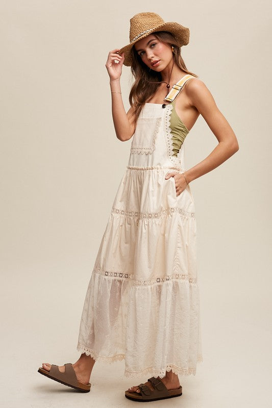 Romantics Lace Overall Maxi