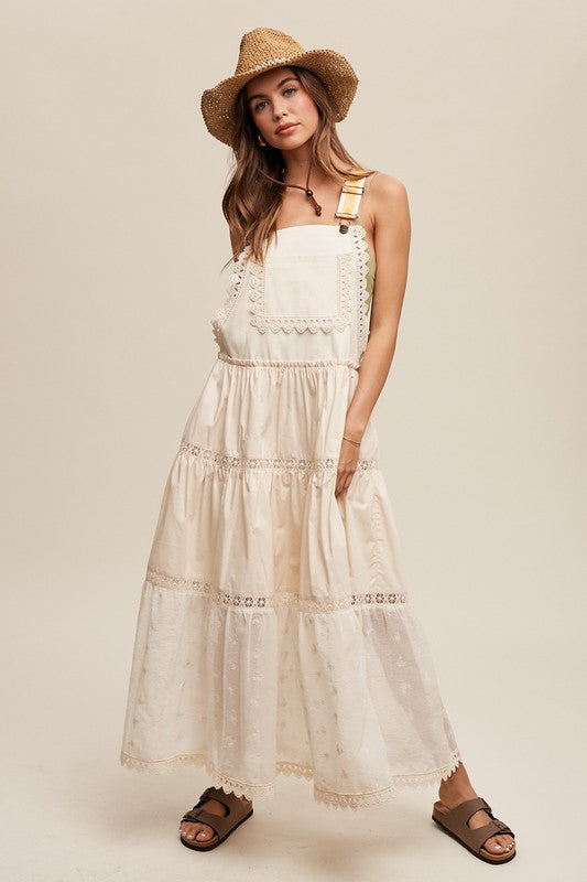 Romantics Lace Overall Maxi